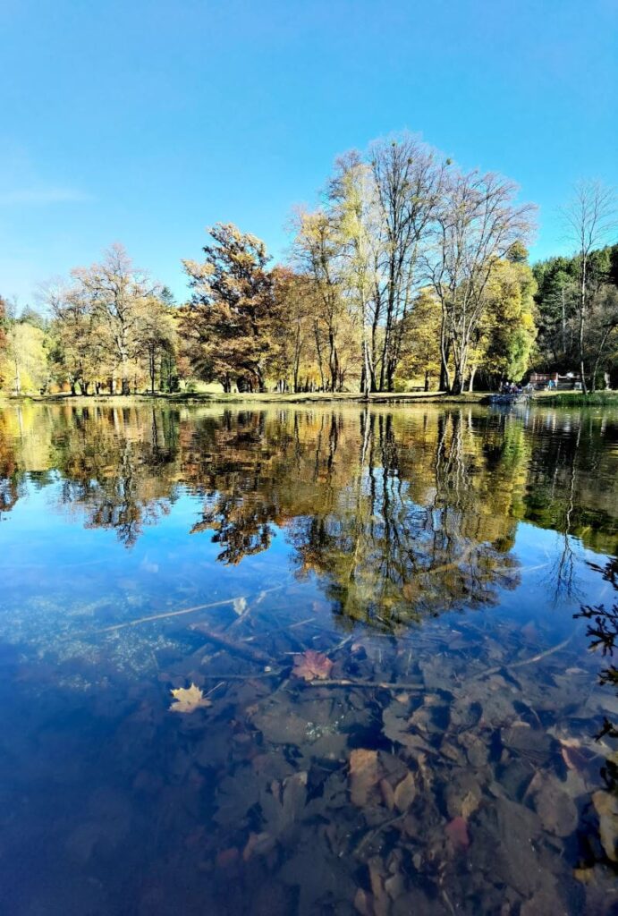 Herbst im Schlosspark Matzen