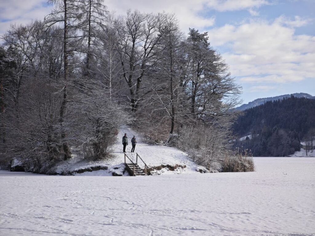 Reintalersee Eislaufen